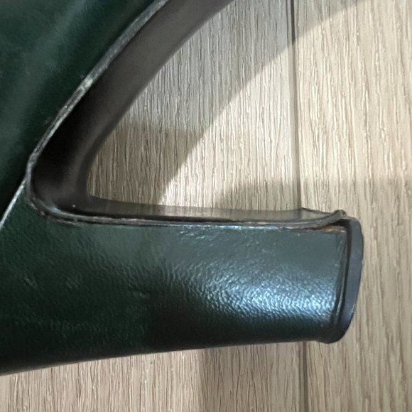 Vintage  Mishelle of Roma Green leather pumps - Picture 9 of 11